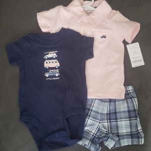 Brand new 3 piece Carters outfit